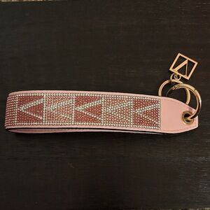 Victoria's Secret Pink and Gold Geometric Key Holder